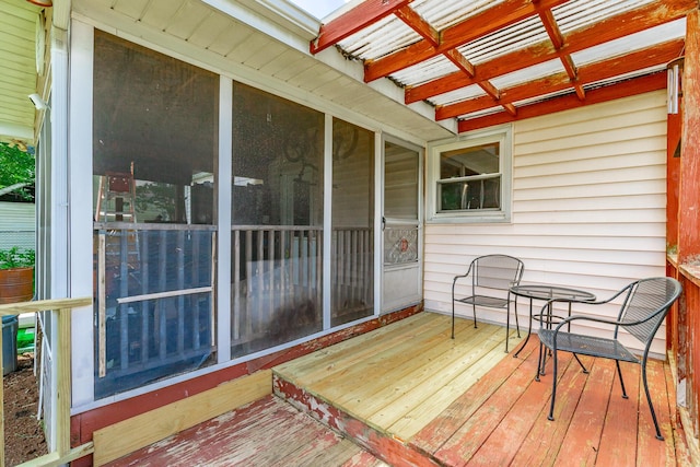 1602 Prater Rd, Chattanooga, TN 37412 - view of wooden terrace