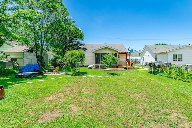 1602 Prater Rd, Chattanooga, TN 37412 - view of yard featuring a sunroom