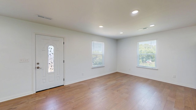 1150 Lang St NE, Cleveland, TN 37311 - entrance foyer with light wood-style floors and recessed lighting