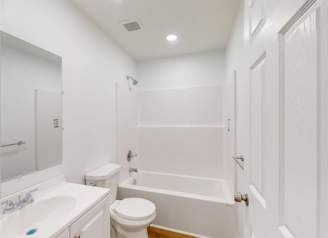 1150 Lang St NE, Cleveland, TN 37311 - full bathroom with vanity,  shower combination, and recessed lighting