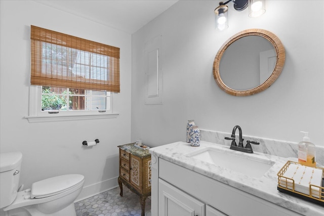 110 Linden St, Lookout Mountain, TN 37350 - bathroom with vanity and toilet