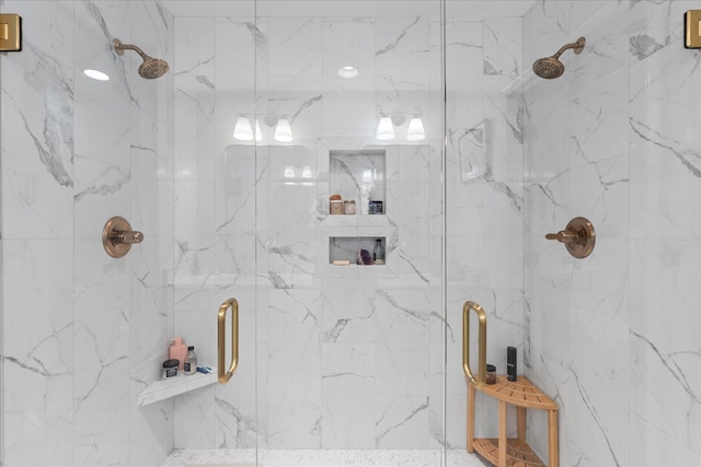 110 Linden St, Lookout Mountain, TN 37350 - full bath with a marble finish shower
