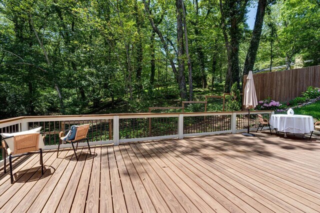 110 Linden St, Lookout Mountain, TN 37350 - view of wooden deck