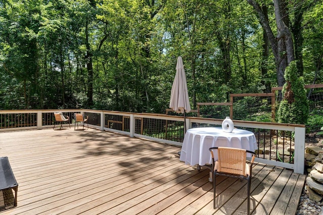 110 Linden St, Lookout Mountain, TN 37350 - view of wooden deck