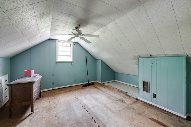 2015 James Ave, Chattanooga, TN 37415 - additional living space with a ceiling fan and vaulted ceiling