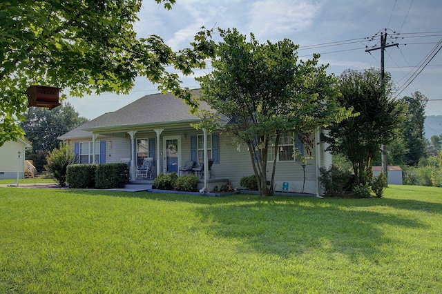 11080 US-11, Trenton, GA 30752 - view of front of house featuring a porch and a front yard