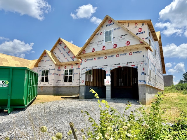 149 Stones Throw Ln Unit 90, Chickamauga, GA 30707 - property in mid-construction featuring driveway and crawl space