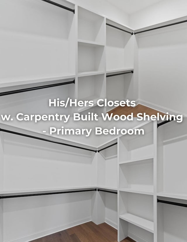 4707 Amethyst Rd Unit 891, Chattanooga, TN 37419 - walk in closet with dark wood-type flooring