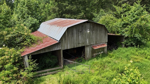 393 Sim Goodwin Rd SW, Mcdonald, TN 37353 - view of outbuilding with a forest view