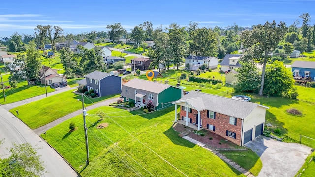 4111 Lost Oaks Dr, Ooltewah, TN 37363 - aerial perspective of suburban area