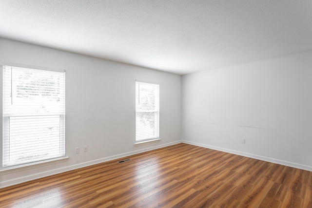 8217 Rolling Stone Ln, Ooltewah, TN 37363 - empty room with plenty of natural light, wood finished floors, and a textured ceiling