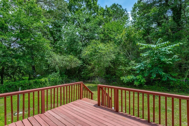 8217 Rolling Stone Ln, Ooltewah, TN 37363 - deck with a yard