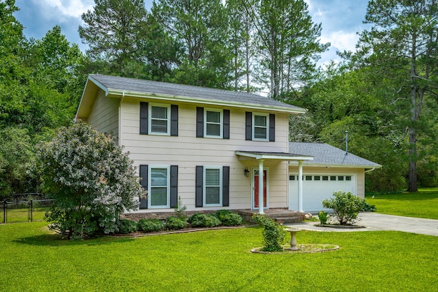 8217 Rolling Stone Ln, Ooltewah, TN 37363 - colonial inspired home with driveway and an attached garage