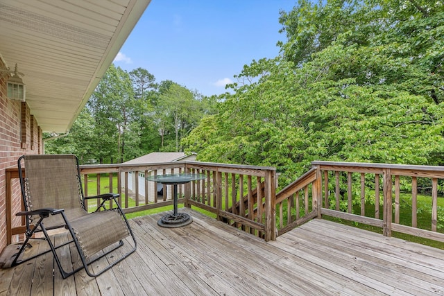 28 Lynn Rd, Signal Mountain, TN 37377 - view of wooden deck