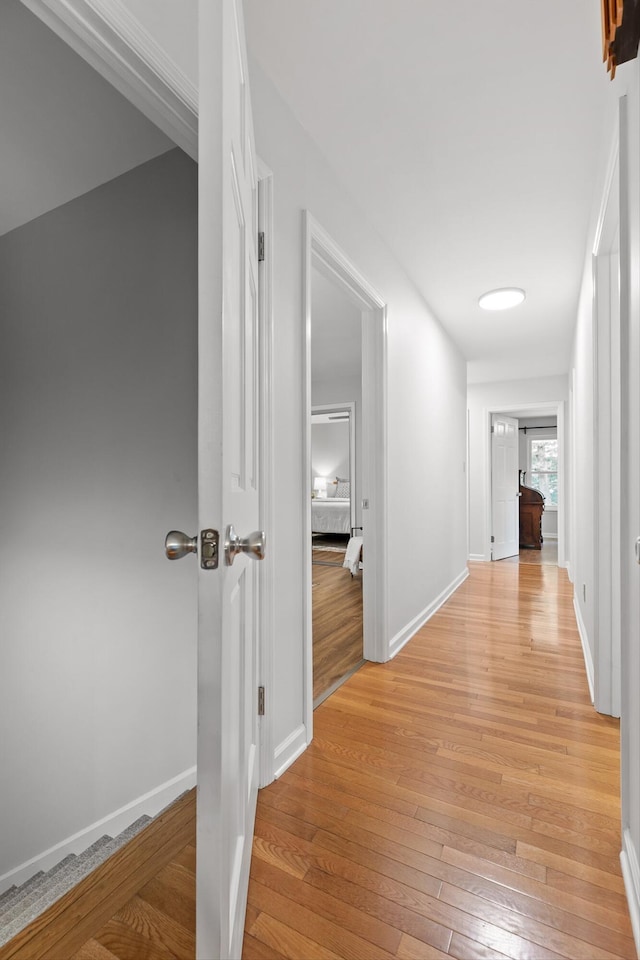 28 Lynn Rd, Signal Mountain, TN 37377 - hall featuring light wood-style floors and baseboards