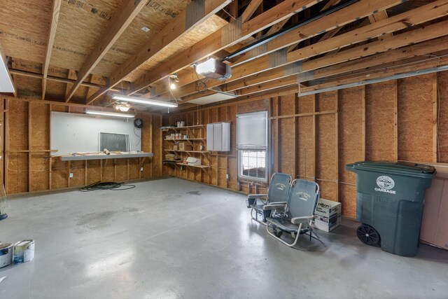 6756 Hickory Manor Cir, Chattanooga, TN 37421 - misc room with a garage and concrete floors