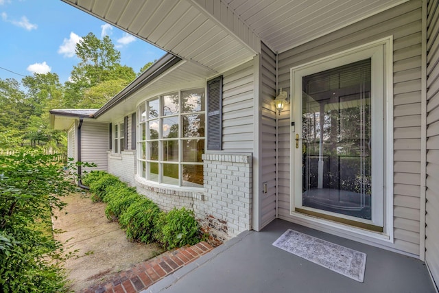 15 Moon Beam Cir, Rock Spring, GA 30739 - doorway to property with brick siding