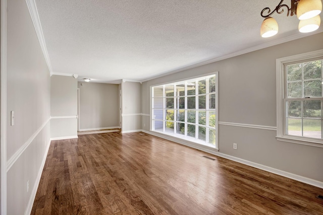 15 Moon Beam Cir, Rock Spring, GA 30739 - unfurnished room featuring a textured ceiling, crown molding, and wood finished floors