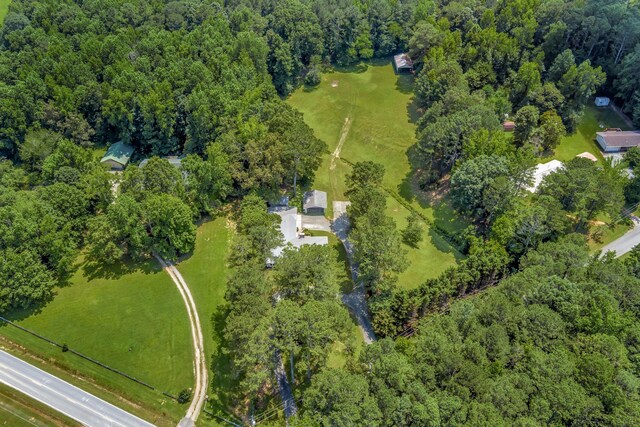 15 Moon Beam Cir, Rock Spring, GA 30739 - aerial overview of property's location with a heavily wooded area
