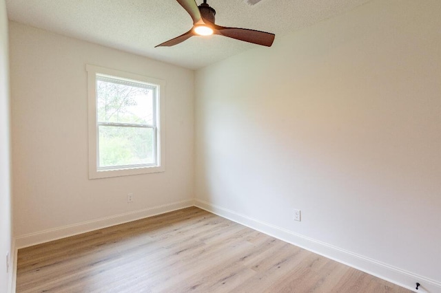 318 Yates Springs Rd, Ringgold, GA 30736 - empty room with light wood-style flooring and ceiling fan