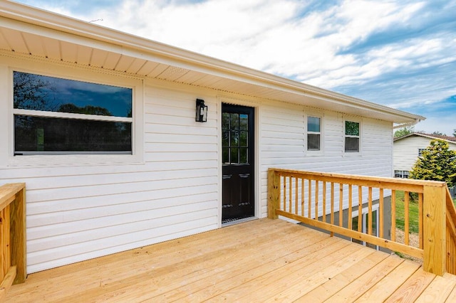 318 Yates Springs Rd, Ringgold, GA 30736 - view of wooden deck