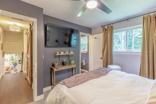 88 Sparrow Ln, Ringgold, GA 30736 - bedroom with baseboards and a ceiling fan