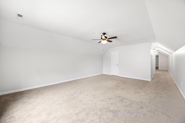75 Sequoyah Trl, Ringgold, GA 30736 - bonus room featuring light carpet, lofted ceiling, and a ceiling fan