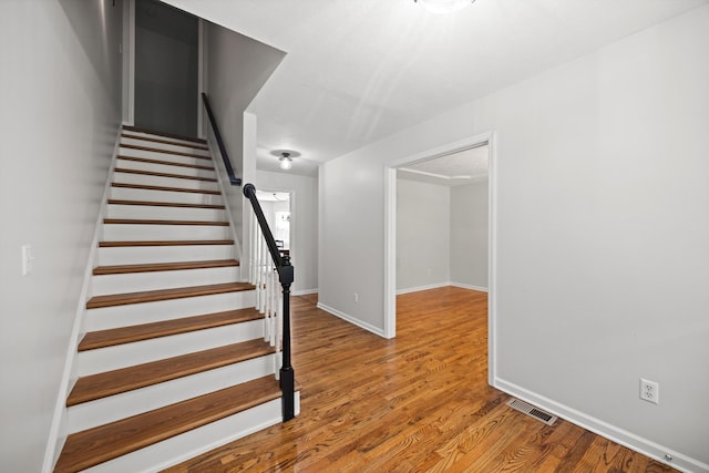 75 Sequoyah Trl, Ringgold, GA 30736 - stairs with wood finished floors and baseboards
