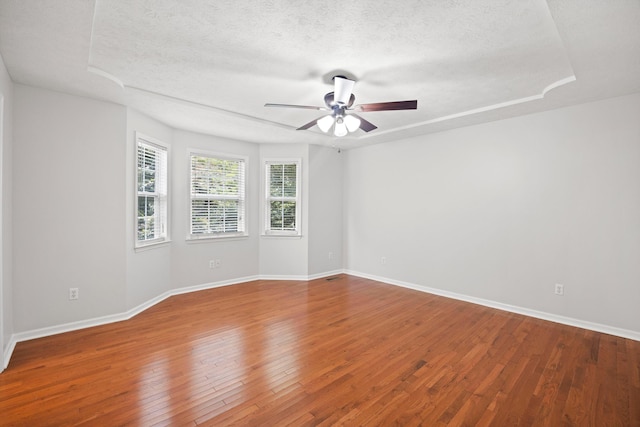 75 Sequoyah Trl, Ringgold, GA 30736 - unfurnished room featuring a ceiling fan, wood finished floors, and a textured ceiling