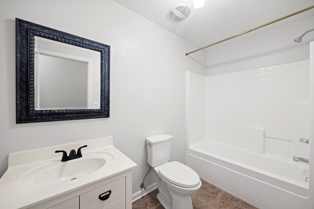 75 Sequoyah Trl, Ringgold, GA 30736 - bathroom featuring vanity, bathtub / shower combination, and tile patterned flooring