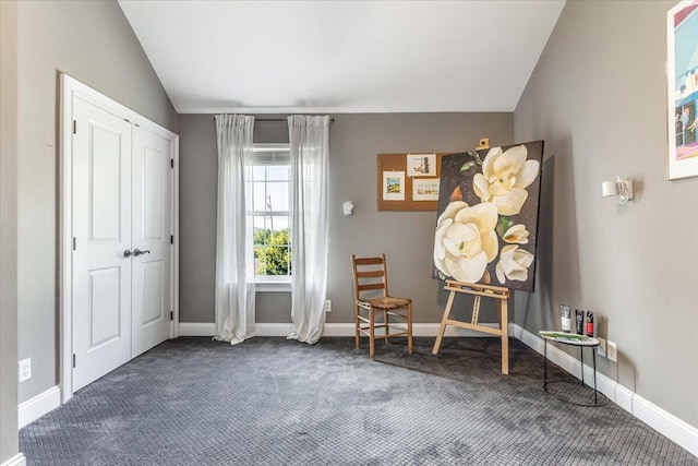 7918 Chianti Way, Chattanooga, TN 37421 - sitting room with carpet and lofted ceiling