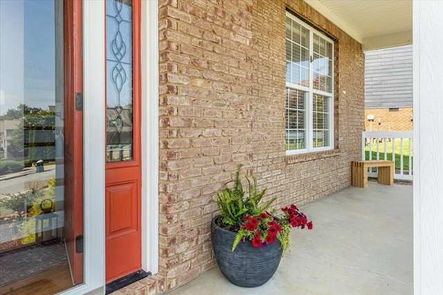 7918 Chianti Way, Chattanooga, TN 37421 - property entrance with covered porch and brick siding