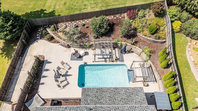 7918 Chianti Way, Chattanooga, TN 37421 - aerial view of a pool area