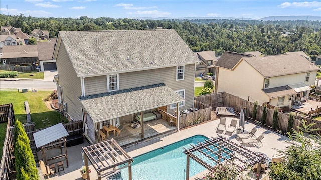 7918 Chianti Way, Chattanooga, TN 37421 - view of swimming pool featuring a fenced backyard and a residential view