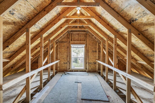 5644 Bungalow Cir, Hixson, TN 37343 - view of unfinished attic