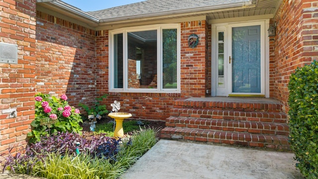6509 Mill Stream Dr, Harrison, TN 37341 - entrance to property featuring brick siding and roof with shingles