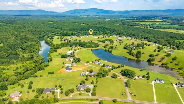 305 River Pointe Cir NE, Charleston, TN 37310 - bird's eye view of a water and mountain view and a heavily wooded area