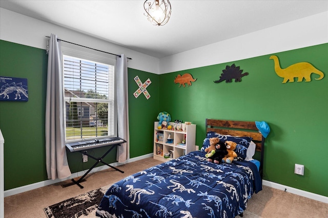 9129 Wood Dale Ln, Hixson, TN 37343 - carpeted bedroom featuring baseboards