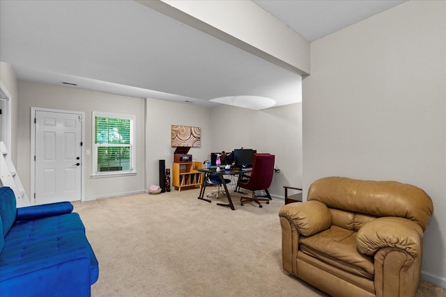 9129 Wood Dale Ln, Hixson, TN 37343 - carpeted office space with baseboards