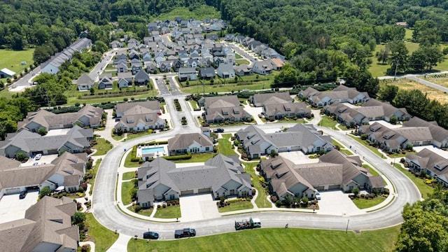 9624 Collier Pl, Ooltewah, TN 37363 - aerial view of property and surrounding area featuring nearby suburban area