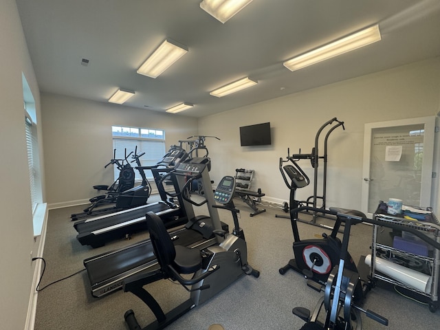 9624 Collier Pl, Ooltewah, TN 37363 - gym with baseboards
