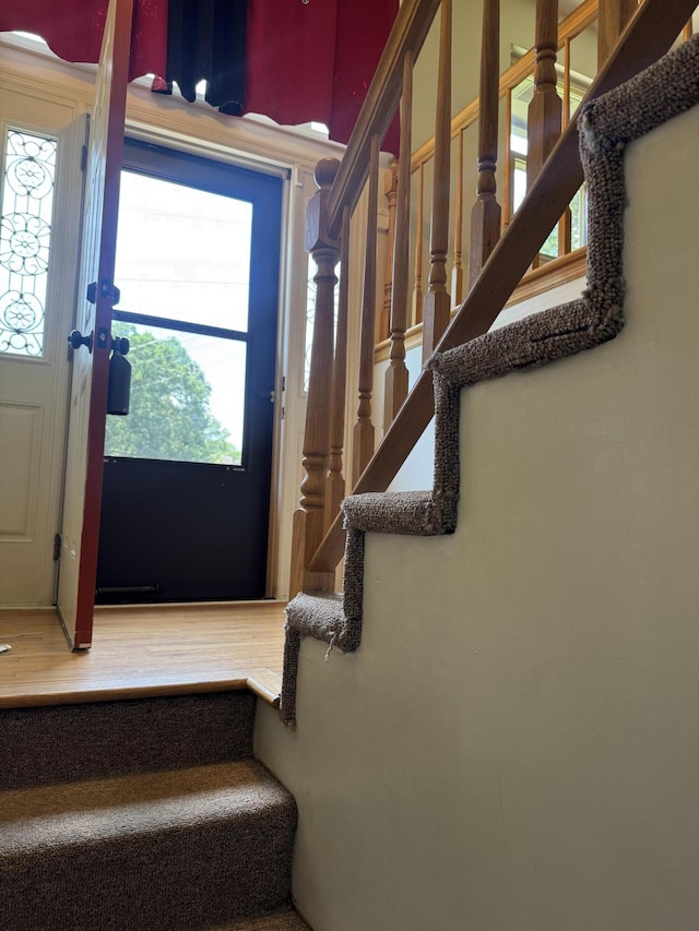 311 Branch Dr, Hixson, TN 37343 - stairway featuring plenty of natural light