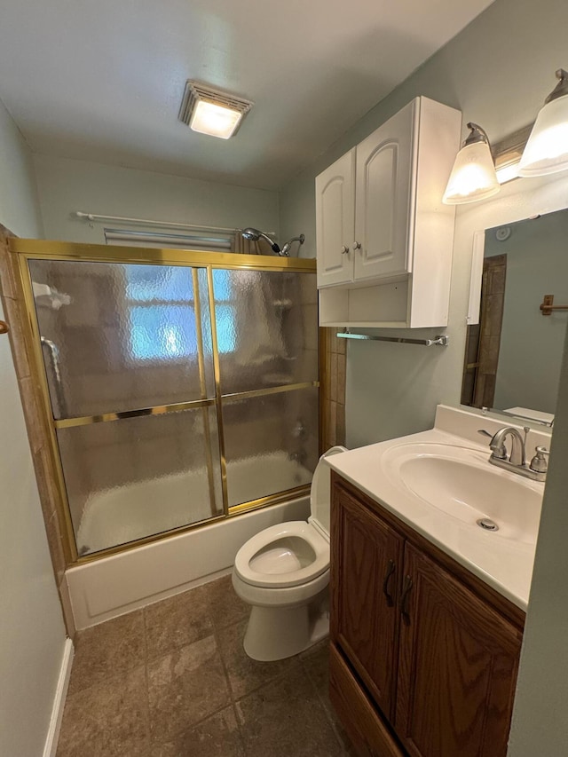 311 Branch Dr, Hixson, TN 37343 - bathroom with vanity and enclosed tub / shower combo