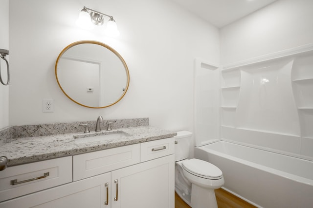 3016 Addison Rd, Chattanooga, TN 37406 - full bathroom featuring vanity, shower / tub combination, and wood finished floors