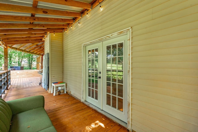 1727 Saunders Rd, Ringgold, GA 30736 - deck featuring french doors