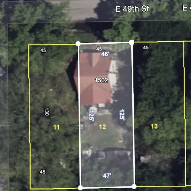 1502 E 49th St, Chattanooga, TN 37407 - map of property location