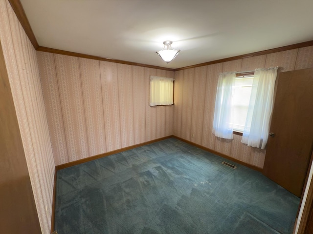 4630 Happy Valley Rd, Flintstone, GA 30725 - carpeted empty room featuring crown molding