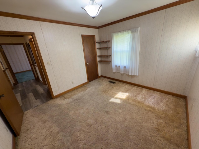 4630 Happy Valley Rd, Flintstone, GA 30725 - empty room featuring carpet and ornamental molding