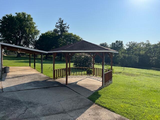 4630 Happy Valley Rd, Flintstone, GA 30725 - view of home's community featuring a gazebo and a yard