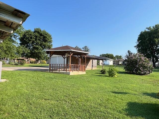 4630 Happy Valley Rd, Flintstone, GA 30725 - view of green lawn featuring a gazebo